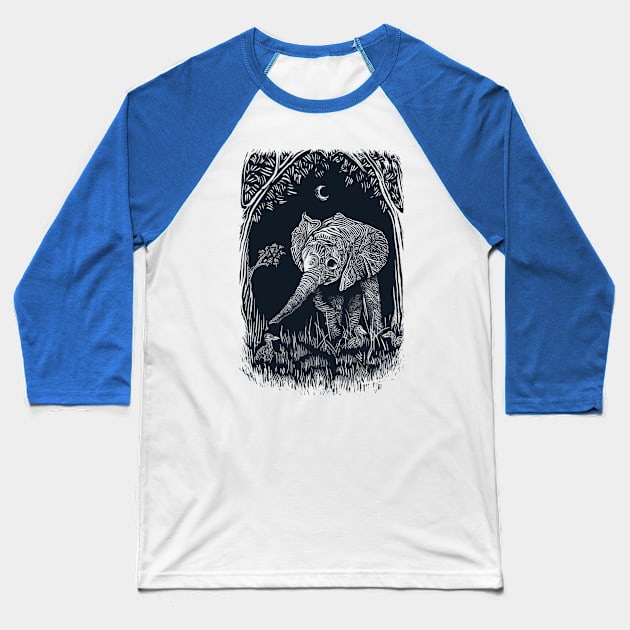 nightstroller elephant Baseball T-Shirt by uwanlibner